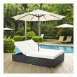 modway convene patio furniture Modway Furniture Daybeds and Lounges Espresso White
