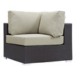 3 piece bistro set cover Modway Furniture Sofa Sectionals Espresso Beige