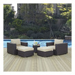 outdoor sectional furniture near me Modway Furniture Sofa Sectionals Espresso Beige