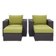 outdoor setting decor Modway Furniture Sofa Sectionals Espresso Peridot