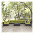 7 piece patio sets on sale Modway Furniture Sofa Sectionals Espresso Peridot