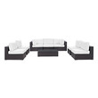 outdoor dining furniture stores near me Modway Furniture Sofa Sectionals Espresso White