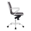 ergonomic chair without arms Modway Furniture Office Chairs Brown