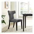 set dining room Modway Furniture Dining Chairs Gray