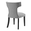 dining room chairs with bench Modway Furniture Dining Chairs Light Gray