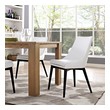 walnut dining table and chairs Modway Furniture Dining Chairs White