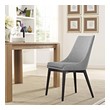 rustic kitchen tables and chairs Modway Furniture Dining Chairs Light Gray