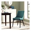 silver dining table and chairs Modway Furniture Dining Chairs Teal