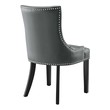 velvet dining chairs pink Modway Furniture Dining Chairs Gray