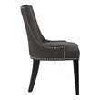 arm chair black dining chairs Modway Furniture Dining Chairs Brown