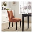 dining table and stool set Modway Furniture Dining Chairs Orange