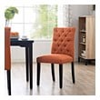 dining set and chairs Modway Furniture Dining Chairs Dining Room Chairs Orange
