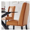 room table and chair Modway Furniture Dining Chairs Tan