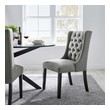 black modern dining room chairs Modway Furniture Dining Chairs Light Gray