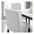 2 chair dining room set Modway Furniture Dining Chairs White