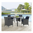 dining room table and 8 chairs Modway Furniture Bar and Dining Canvas Navy