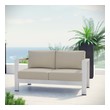 discount sectional sofas near me Modway Furniture Sofa Sectionals Silver Beige
