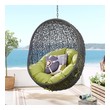 chair cushions for outdoor furniture Modway Furniture Daybeds and Lounges Outdoor Chairs and Stools Gray Peridot