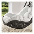 outdoor lounge chair cushions Modway Furniture Daybeds and Lounges Gray White