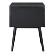 wooden bedside drawers Modway Furniture Case Goods Night Stands Black