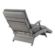 cheap occasional chairs Modway Furniture Daybeds and Lounges Light Gray Charcoal