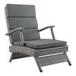 cheap occasional chairs Modway Furniture Daybeds and Lounges Light Gray Charcoal