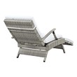 lazi lounger Modway Furniture Daybeds and Lounges Light Gray White