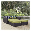 outdoor patio furniture for sale near me Modway Furniture Daybeds and Lounges Espresso Peridot
