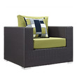 porch sectional Modway Furniture Sofa Sectionals Espresso Peridot