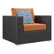 cushion set for sofa Modway Furniture Sofa Sectionals Espresso Orange