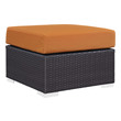 black and white outdoor sofa Modway Furniture Sofa Sectionals Espresso Orange