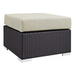 patio chaise lounge furniture Modway Furniture Sofa Sectionals Espresso Beige