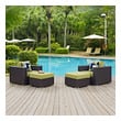 covered outdoor loveseat Modway Furniture Sofa Sectionals Espresso Peridot