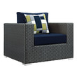 outdoor furniture conversation Modway Furniture Sofa Sectionals Canvas Navy