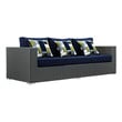 outdoor light furniture Modway Furniture Sofa Sectionals Canvas Navy