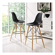 stool s Modway Furniture Dining Chairs Black