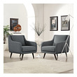 arm chairs for living room Modway Furniture Sofas and Armchairs Gray