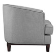 slipper chairs for bedroom Modway Furniture Sofas and Armchairs Light Gray