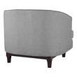 slipper chairs for bedroom Modway Furniture Sofas and Armchairs Light Gray