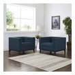 white accent chair living room Modway Furniture Sofas and Armchairs Azure