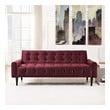 sofa sleeper sectional with chaise Modway Furniture Sofas and Armchairs Maroon