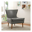 accent egg chair Modway Furniture Sofas and Armchairs Gray