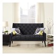couches and sectionals Modway Furniture Sofas and Armchairs Black