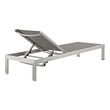 patio chairs & table Modway Furniture Daybeds and Lounges Silver Gray