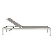 outdoor tables & chairs Modway Furniture Daybeds and Lounges Silver Gray