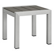 garden furniture canopy Modway Furniture Daybeds and Lounges Silver Gray