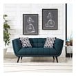 brown chaise couch Modway Furniture Sofas and Armchairs Sofas and Loveseat Blue