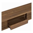 media console natural wood Modway Furniture Decor Walnut
