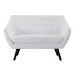 leather sleeper sectional with storage Modway Furniture Sofas and Armchairs Sofas and Loveseat White
