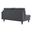 love sectional sofa Modway Furniture Sofa Sectionals Gray